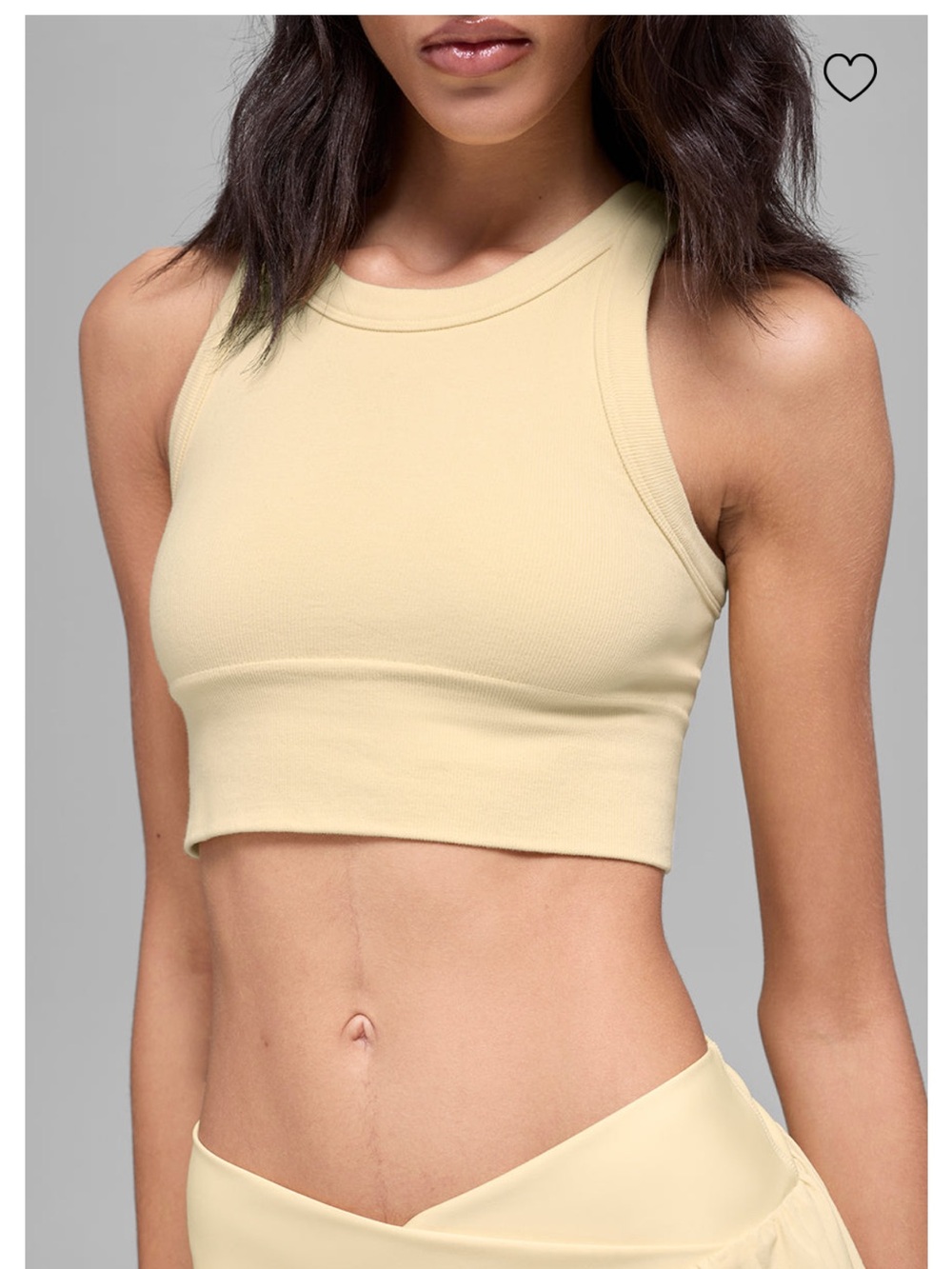 ALO Yoga Ribbed Seamless Delight Tank - Light Beige